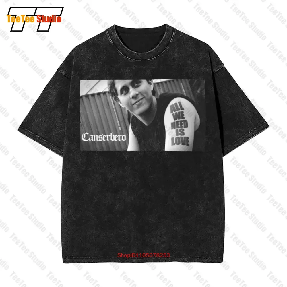 Canserbero Venezuelan Singer Songwriter Band Popular Premium Vintage Oversized T-Shirt 7JG9