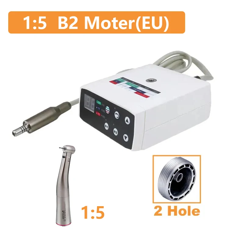 EYY Tandheelkundige Klinische Borstelloze Elektrische Motor 1-1/1-5 Glasvezel LED Contra Hoek Tandarts Micromotor E-generator Tanden Polijstmachine