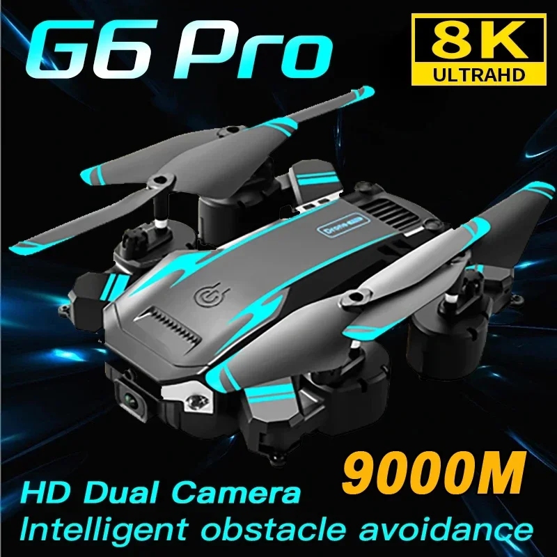 

For Xiaomi G6 Pro Drone 8K 5G GPS Professional Aerial Photography Qual-Camera Omnidirectional Obstacle Avoidance Quadrotor Toy