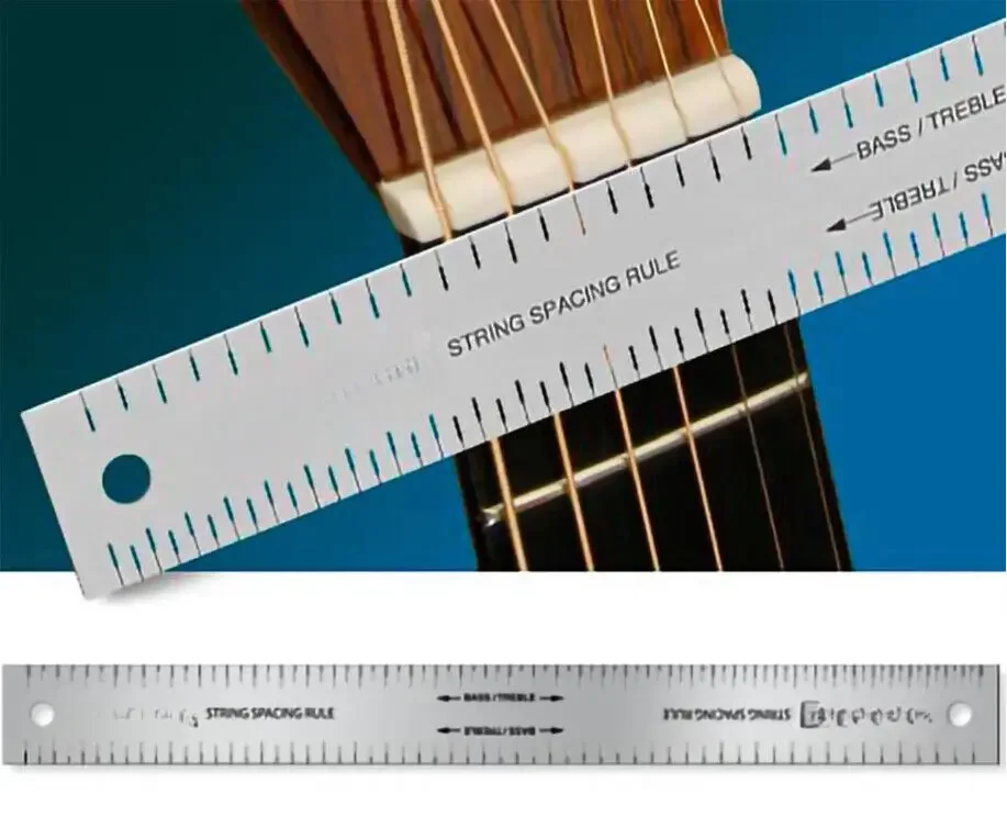 Professional Guitar Nut Slot Ruler Guitar Nut Slot Template Measurement Violin Making Folk Guitar Repair Tool