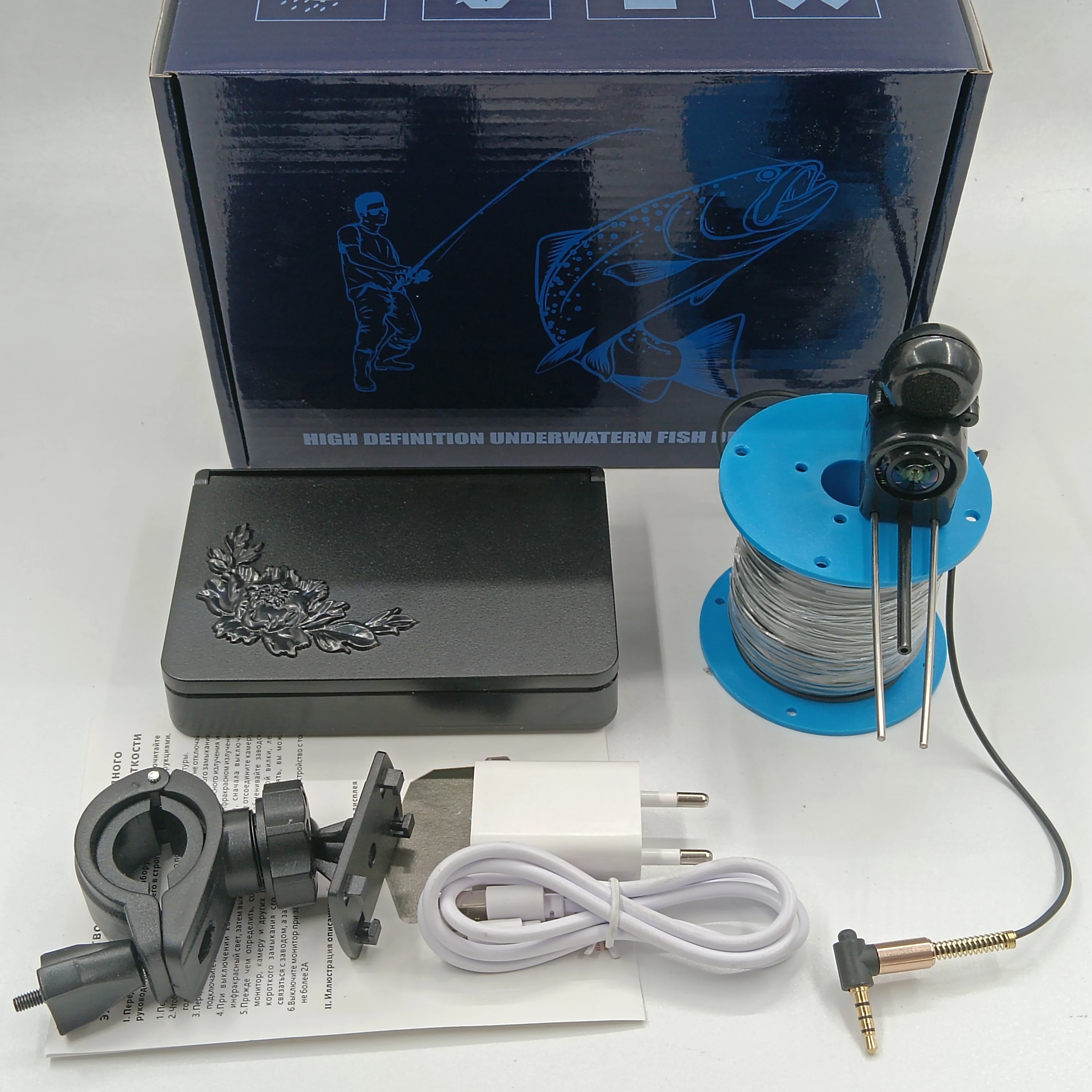 

4.3\" LCD Monitor Sport Video Camera Underwater Fish Finder & Ice Fishing Night Vision Battery-Powered