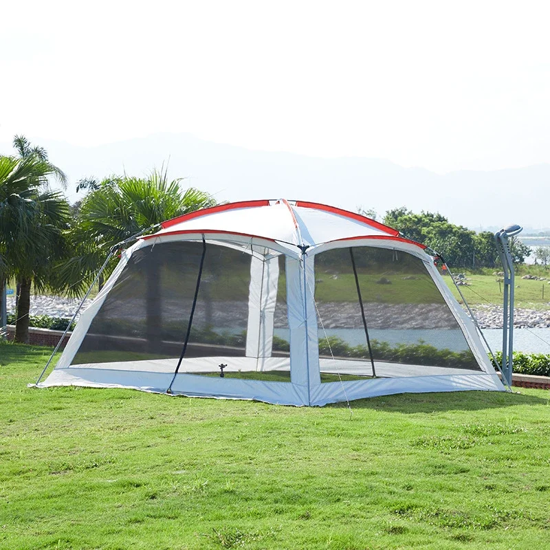 Tente de protection solaire imperméable et anti-moustiques pour le camping, la pêche, le barbecue, la plage, les voyages en voiture, les aventures et la randonnée