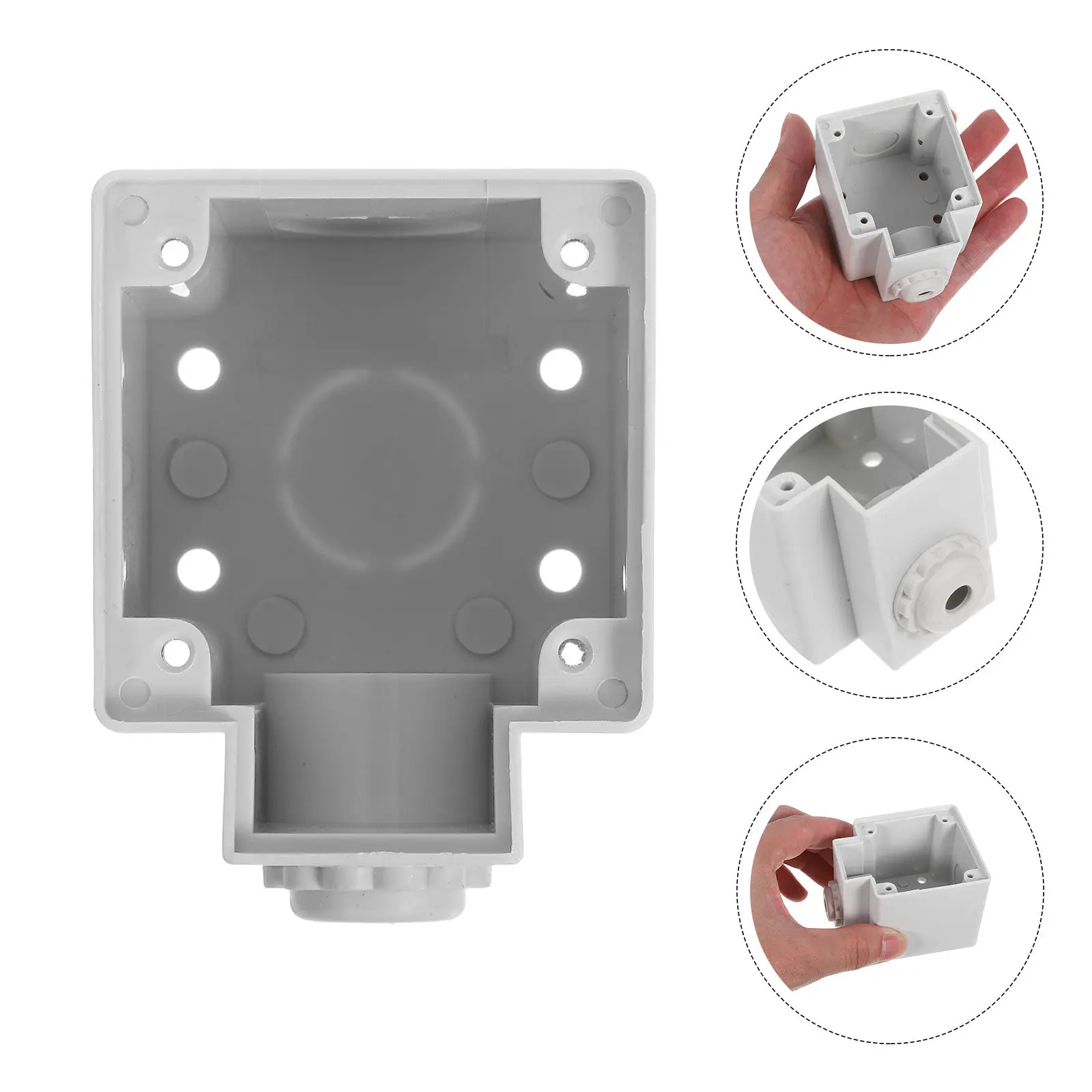 2Pcs Waterproof Outdoor Electrical Box Splash-Proof Cover Durable Power Cord Protector Holiday Light Timer Socket Protector