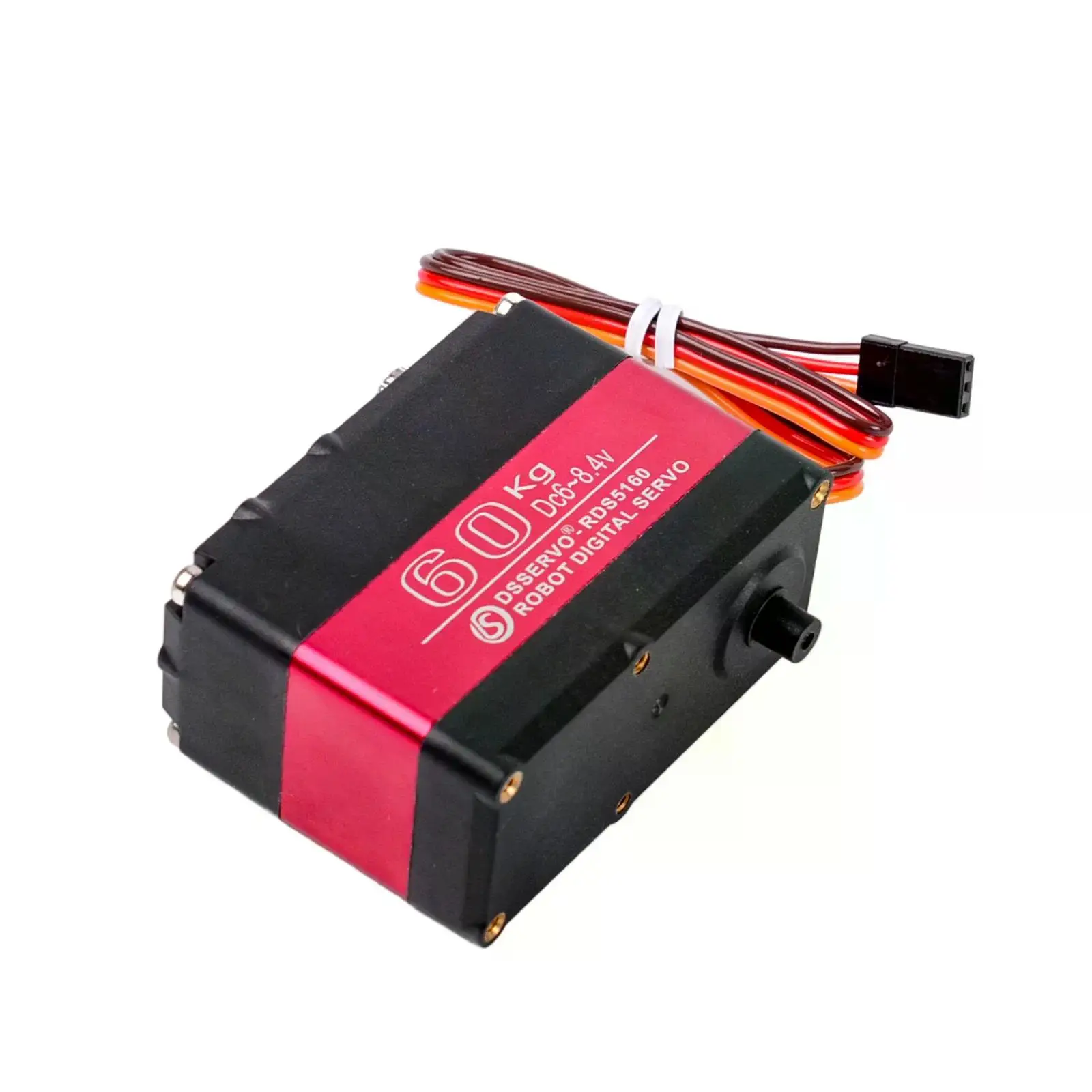 RDS5160 Servo robot digital de 60 kg 270 °   7,4 V alto par Metal Gear 18T Servo brazo cuerno U soporte para DIY RC coche Drone robótica