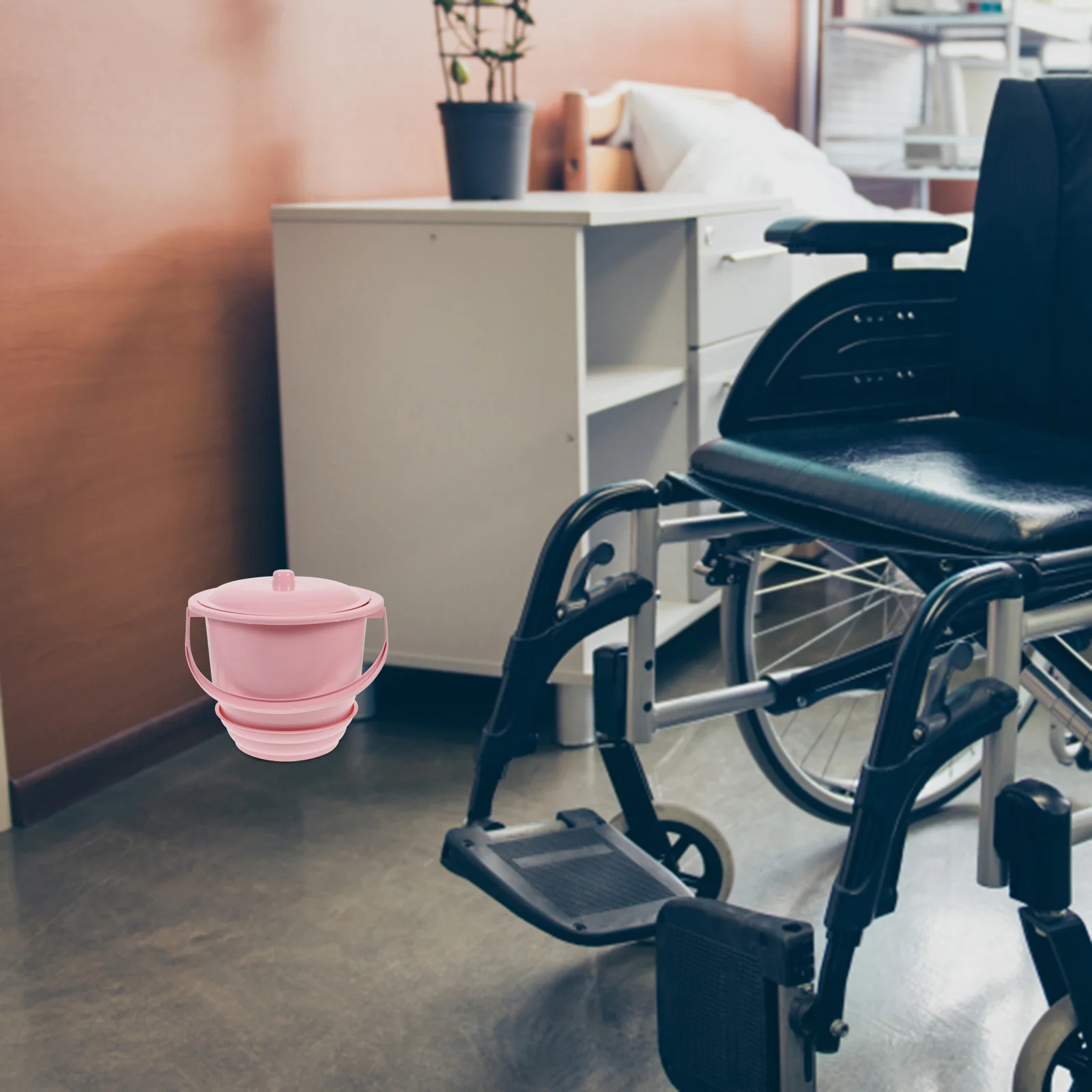 1 قطعة دلو البول سميكة الثقيلة PP غرفة بلاستيكية وعاء للمنزل المحمولة قعادة استخدام كبار السن الطفل الحوامل الكبار حامل ليلي #1