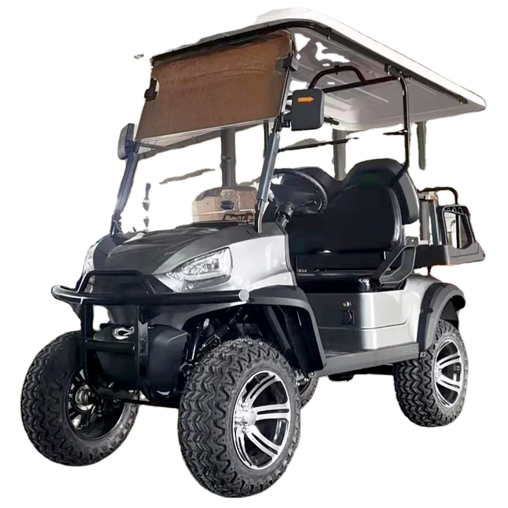 2+2 Seater Electric Golf Cart Lithium Battery Utility Buggy Customizable Design for Golf Course Resort Community