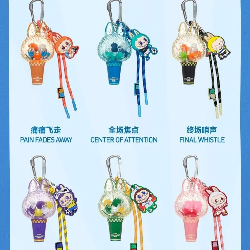

POPMART LABUBU THE MONSTERS × FIFA series mini pendant light blind box Collectible Mystery Box with Character Designs
