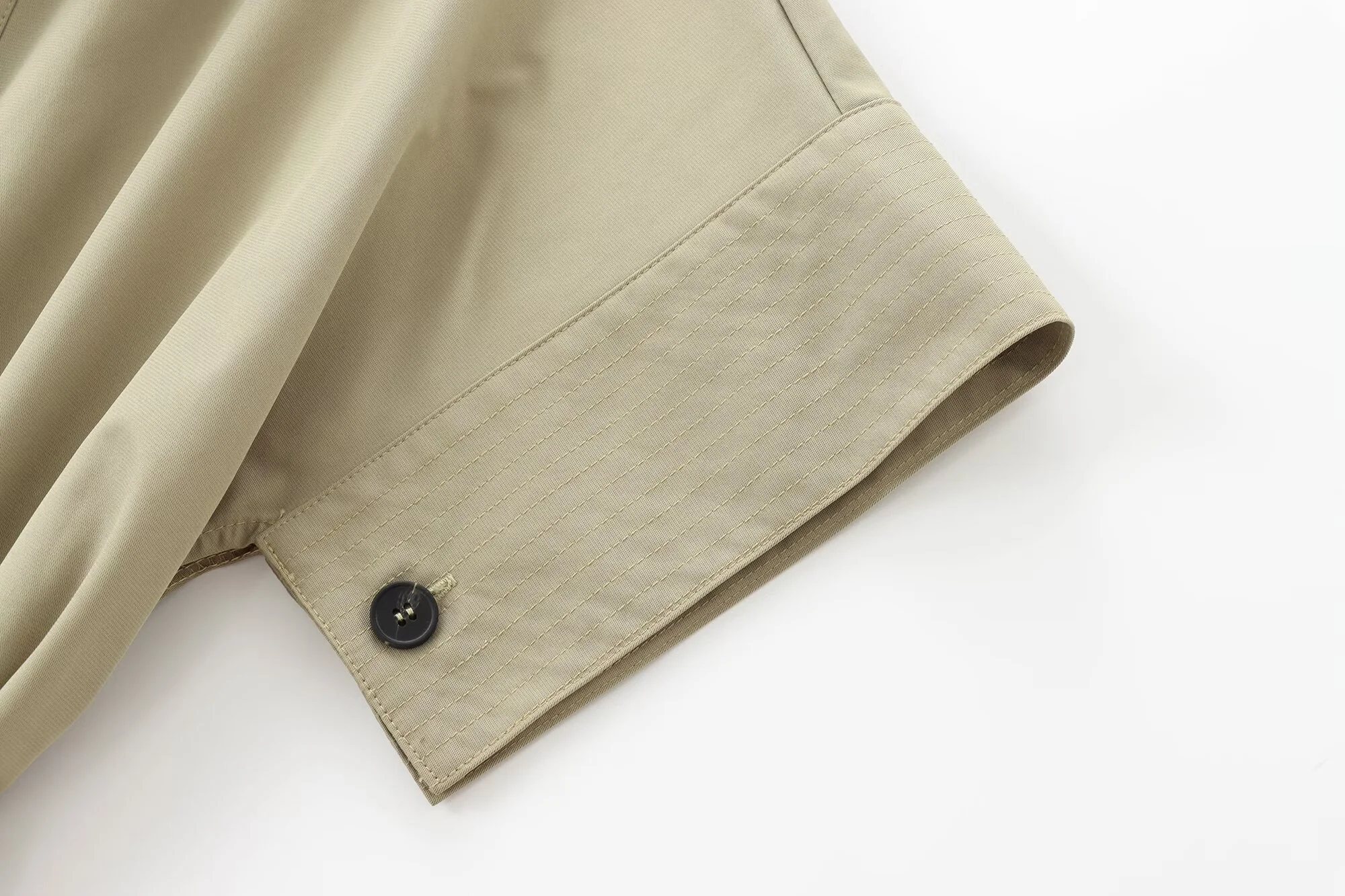 فستان قميص نسائي بأكمام قصيرة مع حزام ، على الطراز الأوروبي والأمريكية ، ملابس مزاجية عصرية ، جديد ، خريف #6