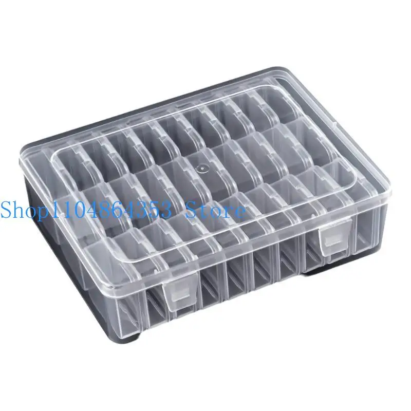 

652F Easy to Use 30 Compartment Plastic Box for Neatly Arranged Jewelry and Beads