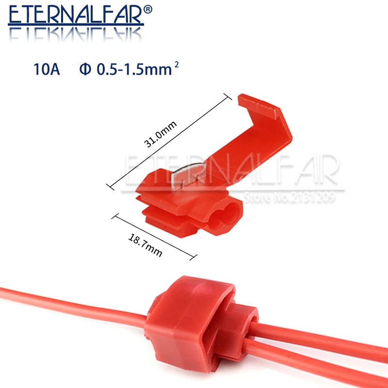 Terminal Joint Break Clamp Quick Wire Crimp Splitter 5V-220V 10-24A Connector  Home Appliance Connettore 12V Cable Connectors