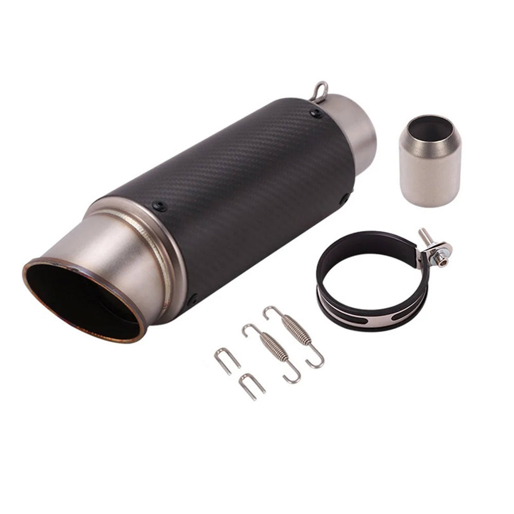 51/60 mm Universal-Motorradauspuff Inox-Schalldämpfer Kohlefaserauspuff mit DB Killer für Z900 R3 R25 MT07 MT09 R1 Z400 Z650 – Detail 18