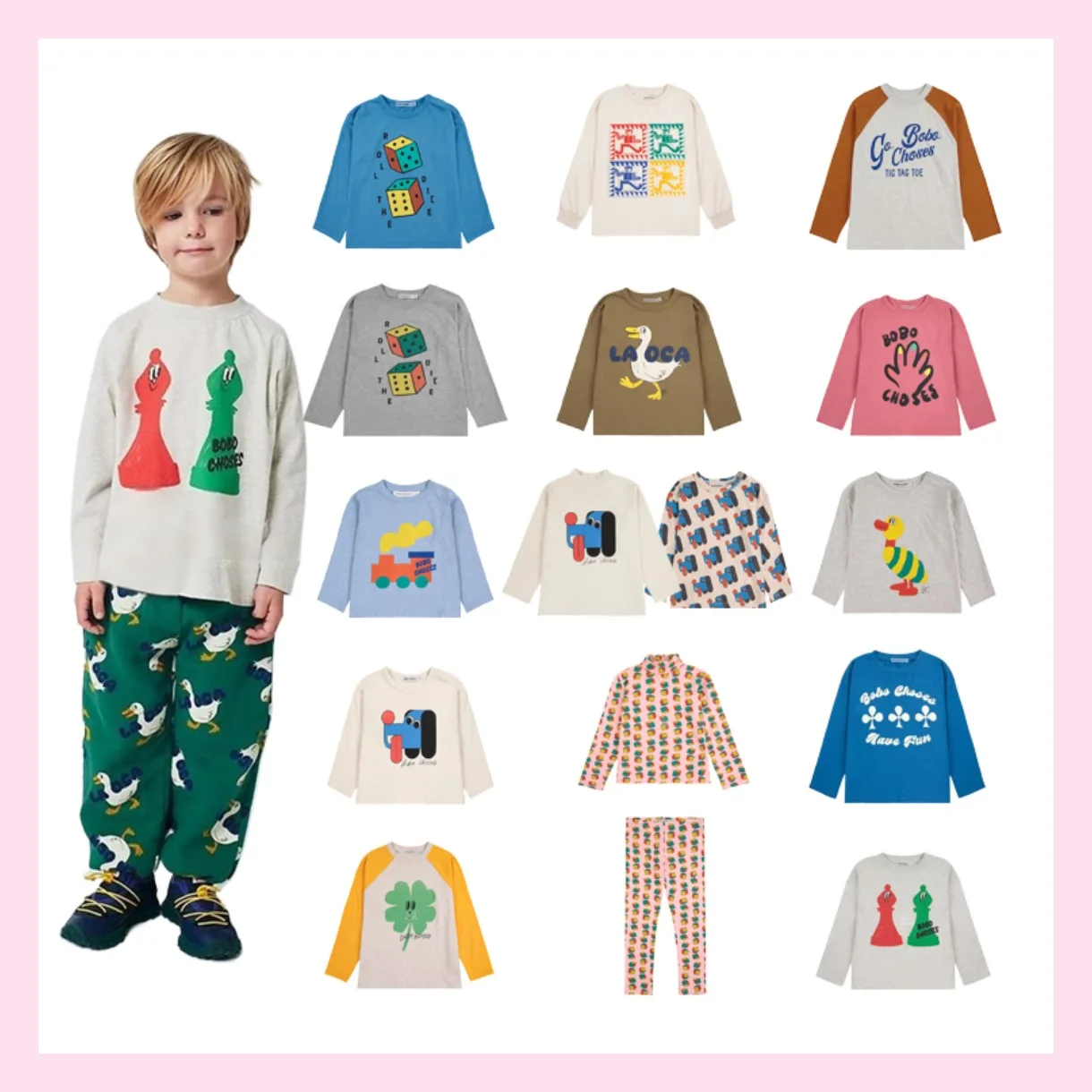 

Autumn 2025 New Cartoon Print Long Sleeve T-Shirt Children's Hoodie Baby Boy Girl Shirt Nursery Uniform Tops Kids' Clothing