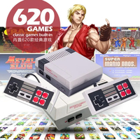 Retro Game Console NES 8 Bit Mini TV Video Console With Built in 620 FC Games AV Output Support Double Player Gifts Toys