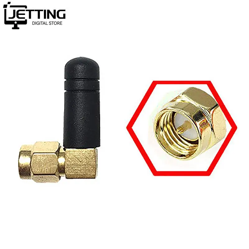 Mini Rubber 3dBi 2.4ghz WIFI Antenna SMA Male Router Bluetooth Antenna Wireless Module 2.4g Antena External Aerial SMA Connecter