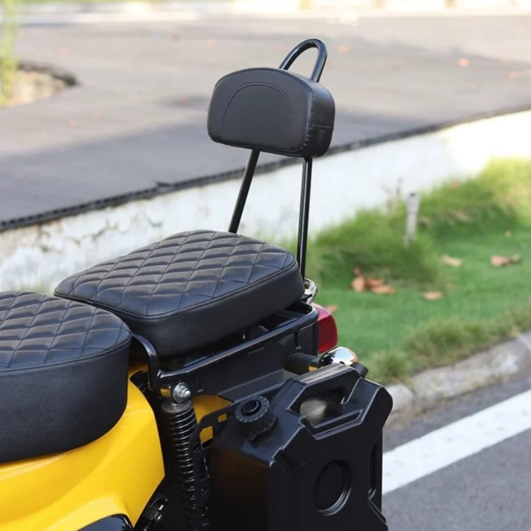 For Honda CC50/CC110 motorcycle modification accessories - retro backrest and curved backrest Support rear passenger safely