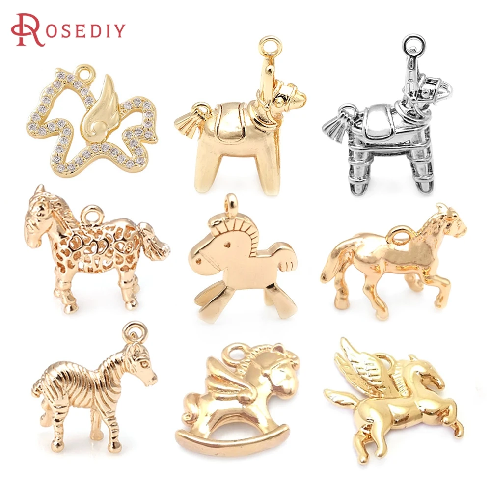 18K Gold Color Bras… - image