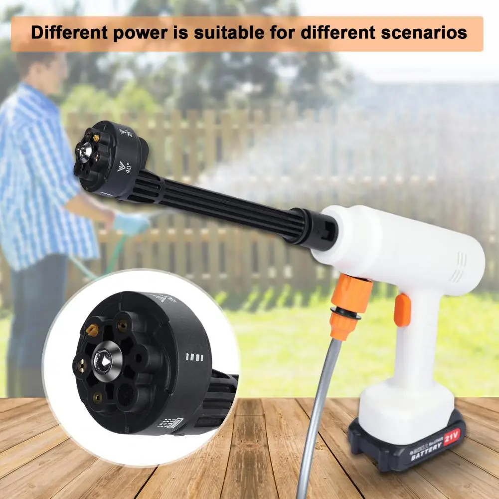 180W Electric Pressure Washer Portable Auto Cordless Electric Power Washer With 6-in-1 And Adjustable Nozzlefor Fence/Car