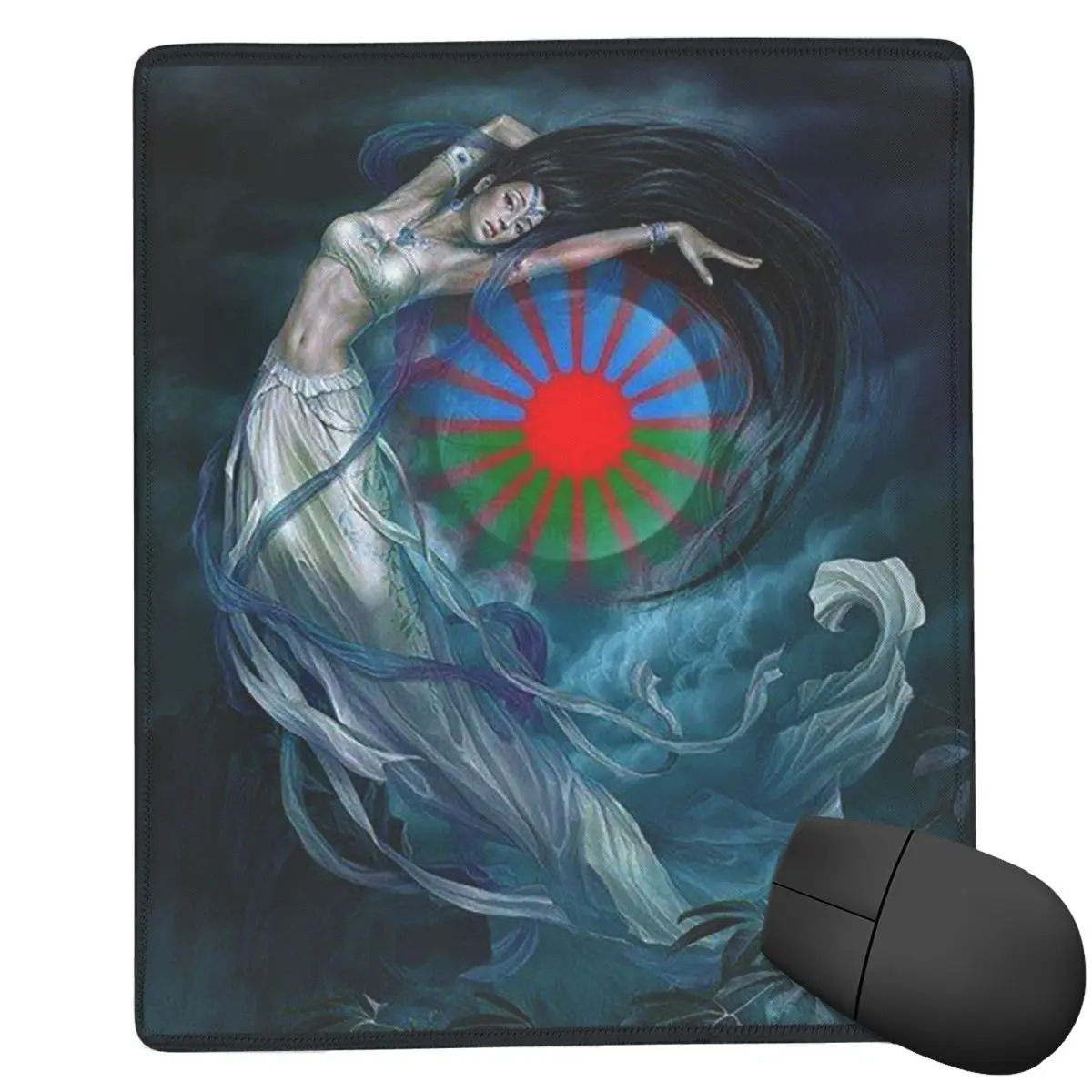 Gypsy Flag Romani People Mouse Pad Computer Keyboard Mouse Mat Gamer PC Laptop Desk Mat Office Accessories