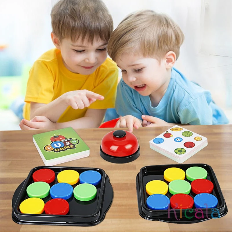 Crazy Push Music-tarjetas divertidas para niños, pares contra juegos de mesa, juego de mesa de ajedrez, juguetes de educación temprana para niñas y niños