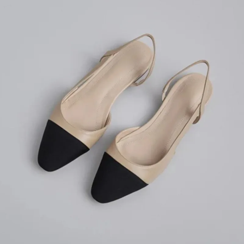 2026 New Womens Shoes Fashion Square Head High Heeled Sandals for Woman Elegant French Casual Shoes Designer Shoes Zapatos Mujer image 4