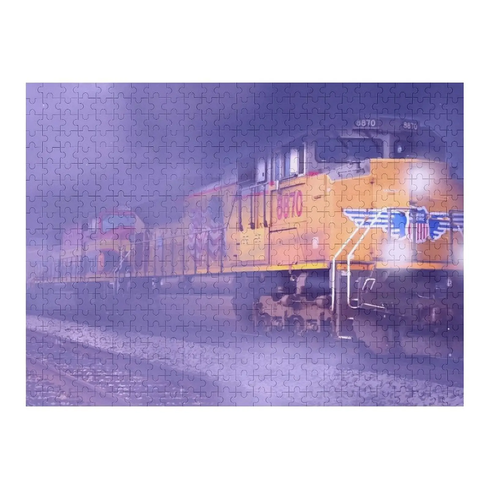 

Foggy Train Ride Jigsaw Puzzle Iq For Children Puzzle