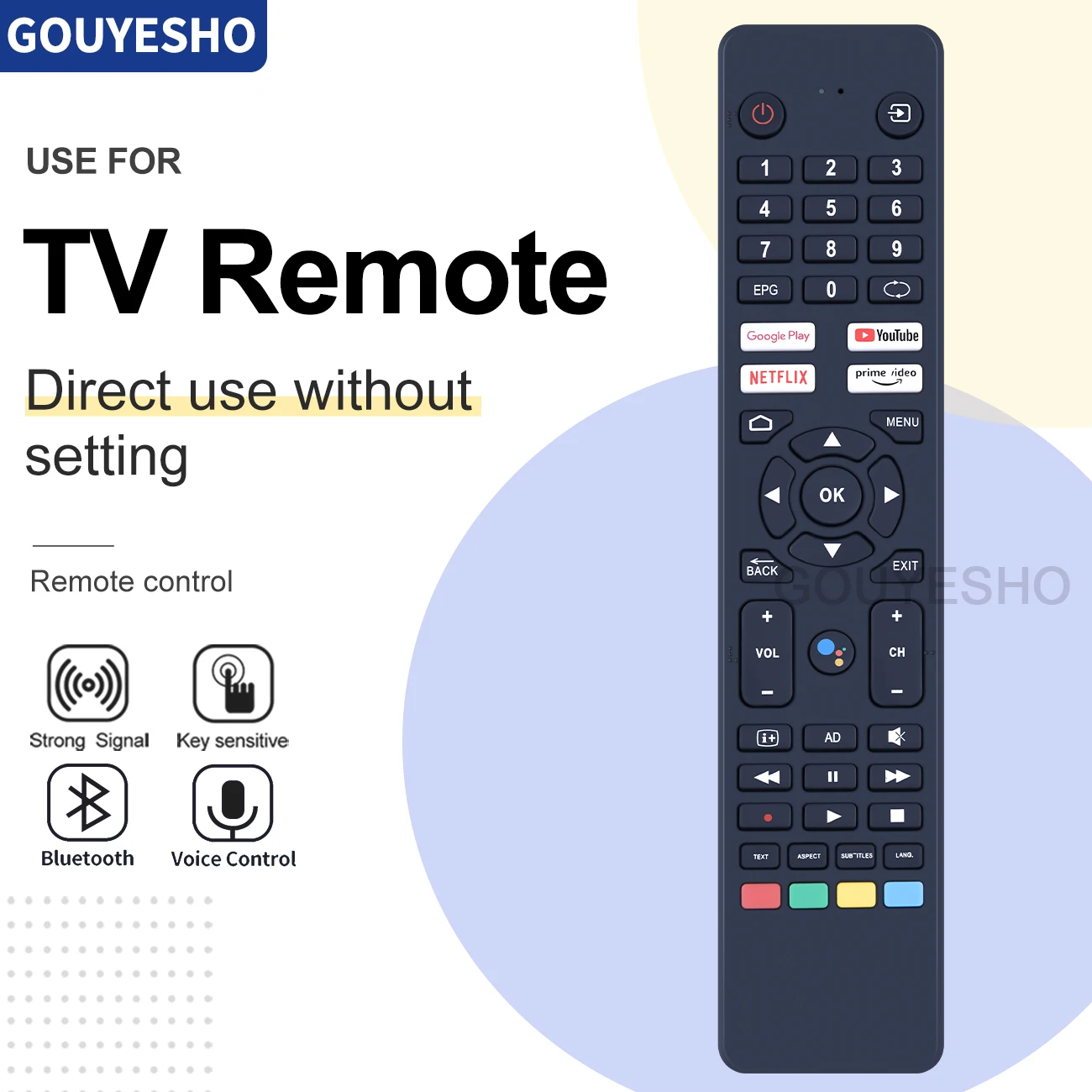 

NEW VOICE Remote Control BT-VOICERC-20-1 for Sharp Smart TV