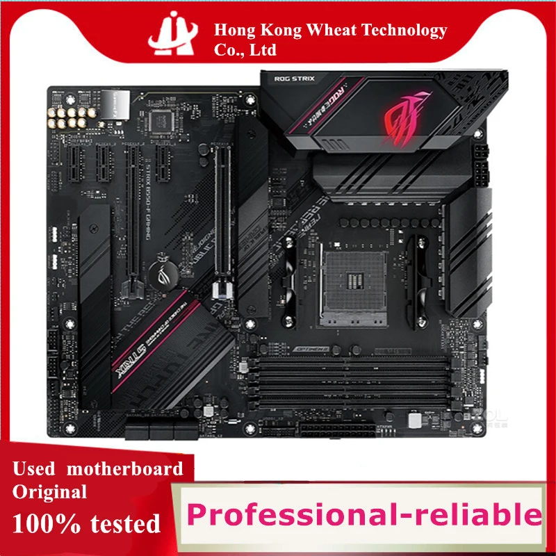 For AMD ROG STRIX B550-F GAMING B550F motherboard Used original Socket AM4 B550 DDR4 128GB M.2 NVME USB3.0 Desktop Mainboard