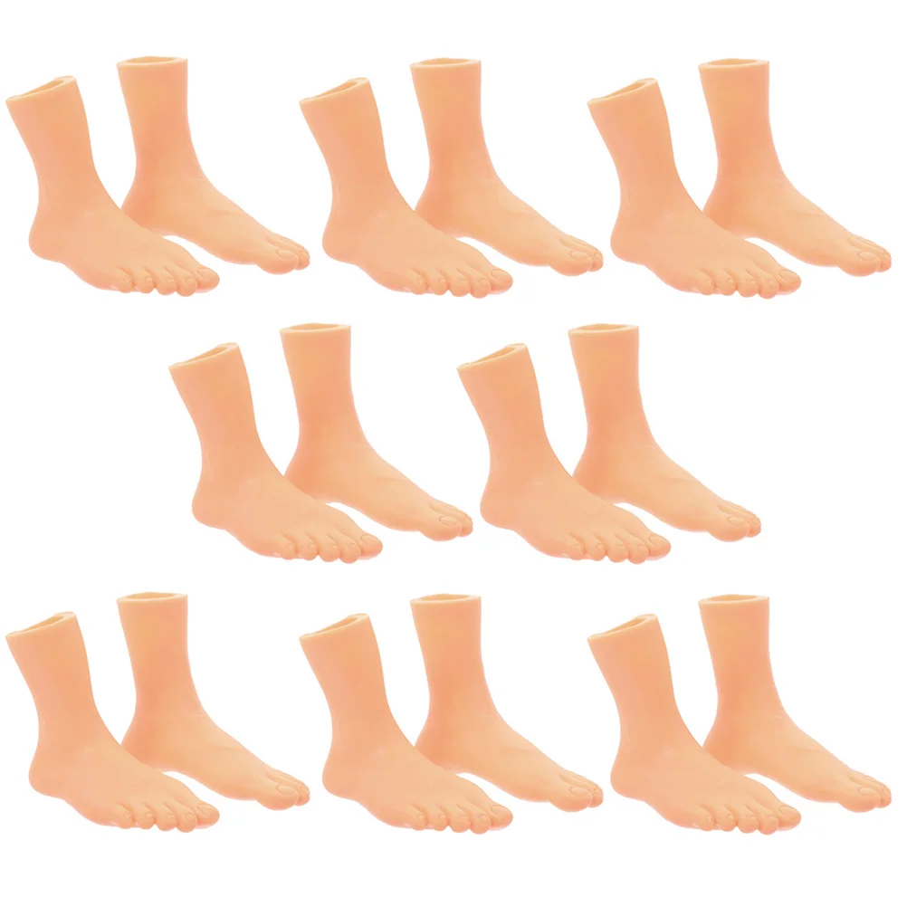 16 Pcs Squirrel Finger Puppet Hands Feet Funny Supplies Kids Toys Human Cognitive Tool Vinyl Child The Marionettes