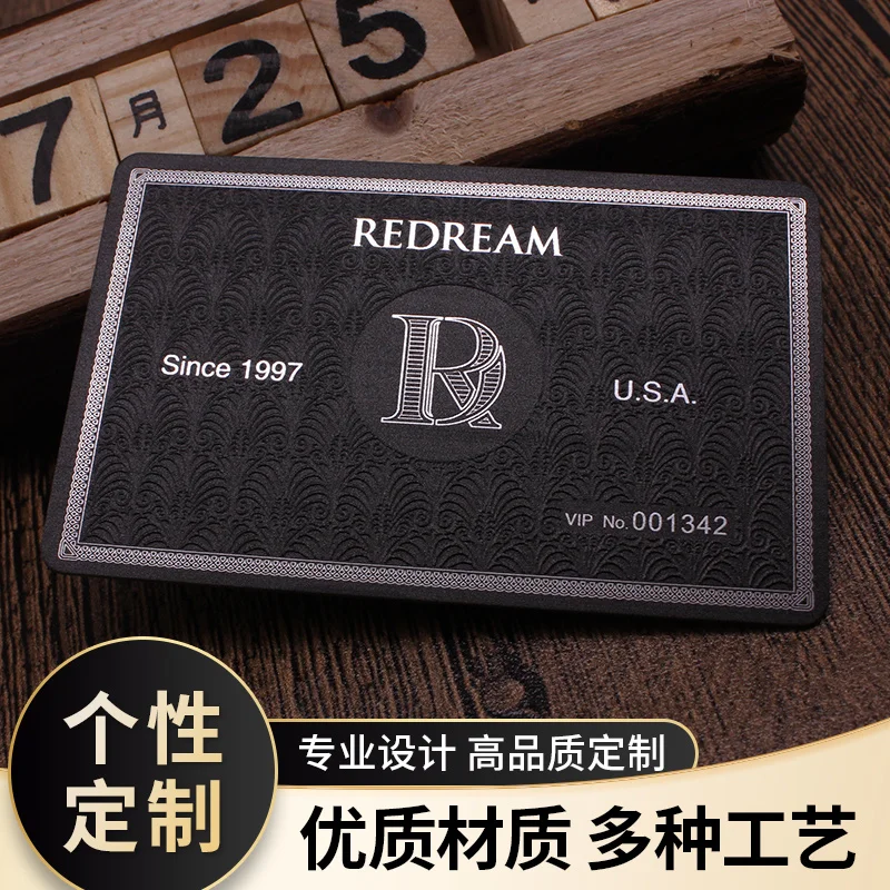 

Custom.Membership Card Customized Production Design VIP Card Customized Card VIP Card Customized Black Card Embossed Card Metal