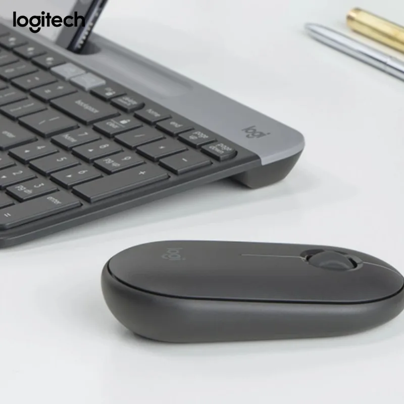 Souris à galets Logitech M350 Bluetooth 2.4GHz souris sans fil double mode souris Bluetooth silencieuse