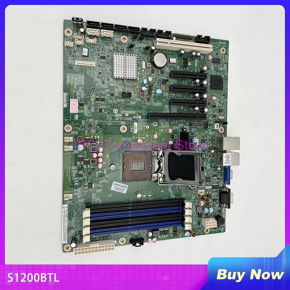 

S1200BTL For Server Motherboard LGA1155 SATA3 Supports E3-1230 V2