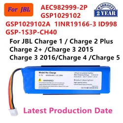 Original Replacement Battery For JBL Charge 5 Charge 4 Charge 3 2016 Charge 2 Plus Charge 2+ charge 3 2015 Charge 1 Speaker