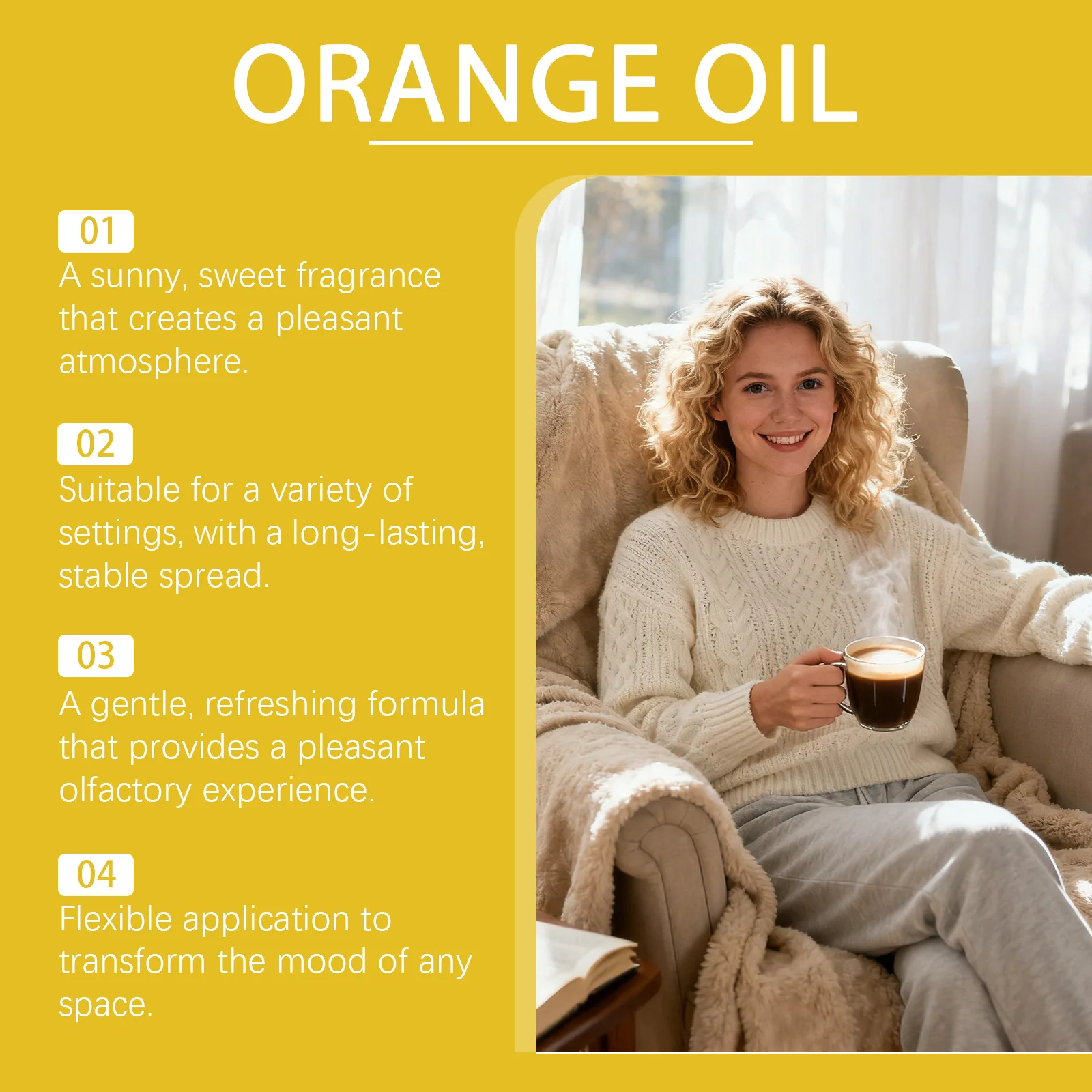 زيت عطري مهدئ عطري ينتشر العطر تنقية الهواء إزالة الرائحة تحسين الراحة المرطب عطر الهواء زيت طبيعي #1