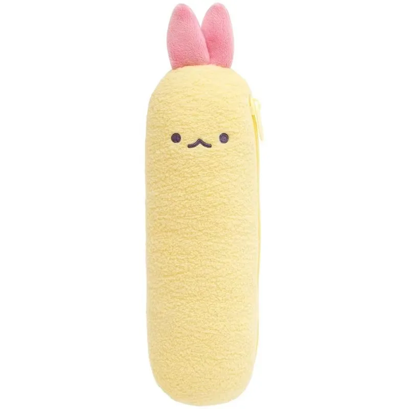 Kawaii Sumikko Gurashi Plush Stationery Box Multi Functional Anime Character Portable Student Pencil Storage Bag Creative Gift