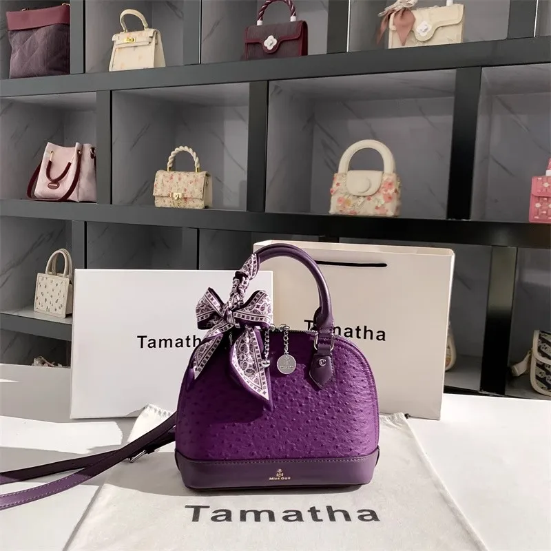 Purple Color Fashion Dots Shell Bag High Quality Women Handbag Textured Shoulder Messenger Bag Lady Purse Female Casual Bag