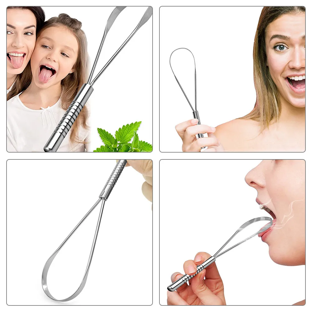 Tongue Scraper Portable Flexible Tongue Cleaner Compact Lightweight Oral Cleaning Supply for Fresh Breath Mouth Scraper