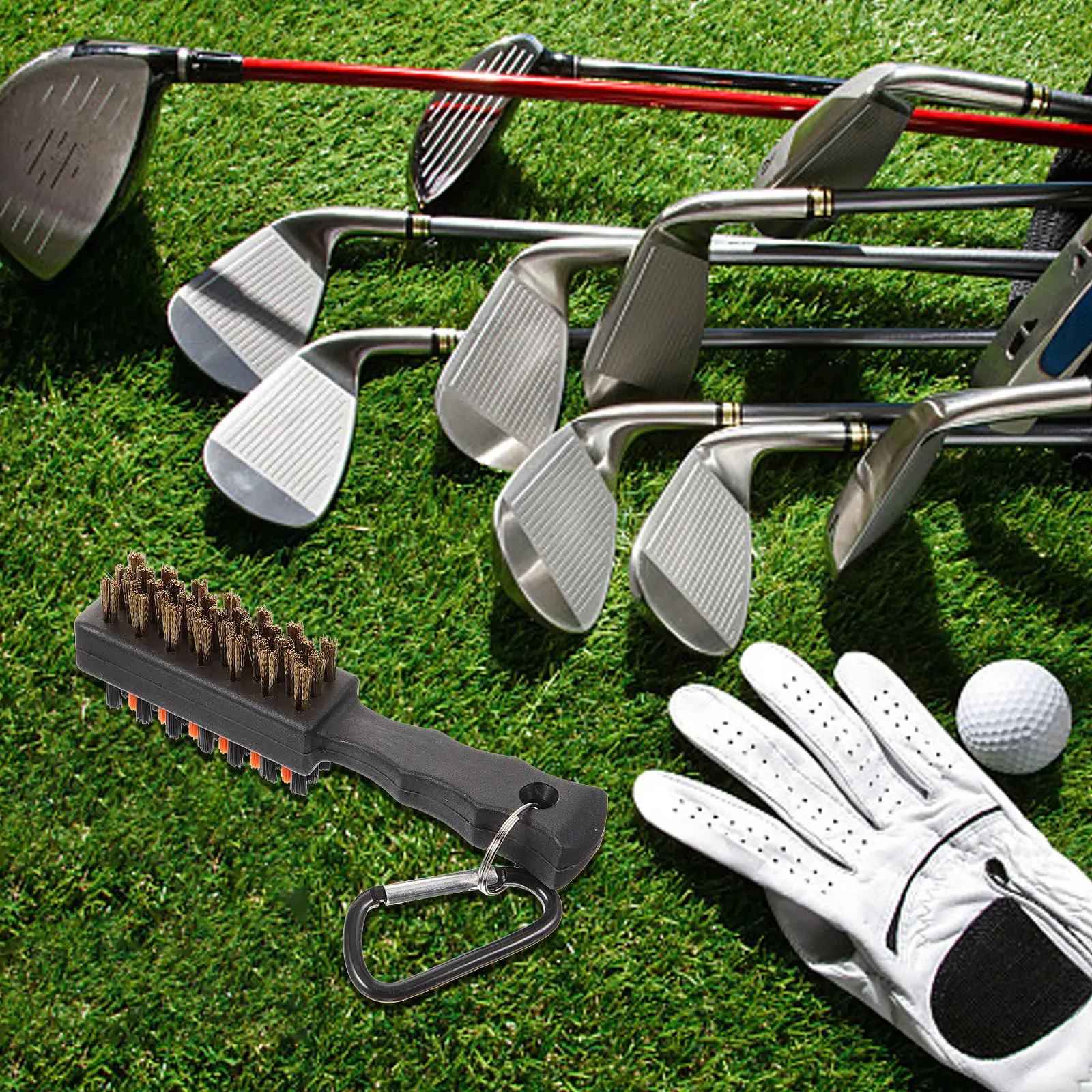 High- Cleaner Brush Smooth Flat Surface No-Skin-Irritation Design Long-Service Life Washing Club Brush for Golf