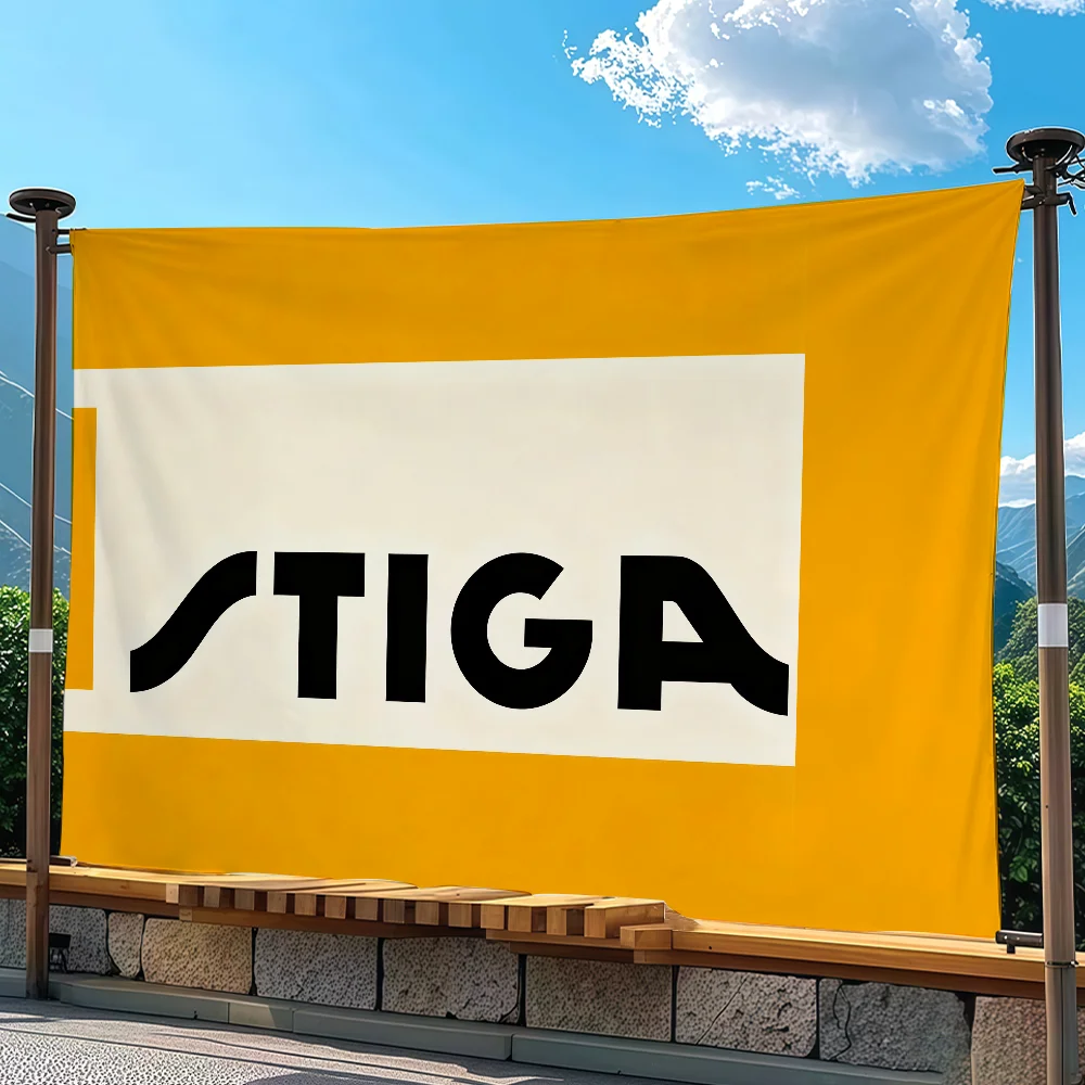 Table Tennis S-STIGA-S flag Advertising Banner for Camping Decoration Outdoor & Garage Wall Hanging Decorations