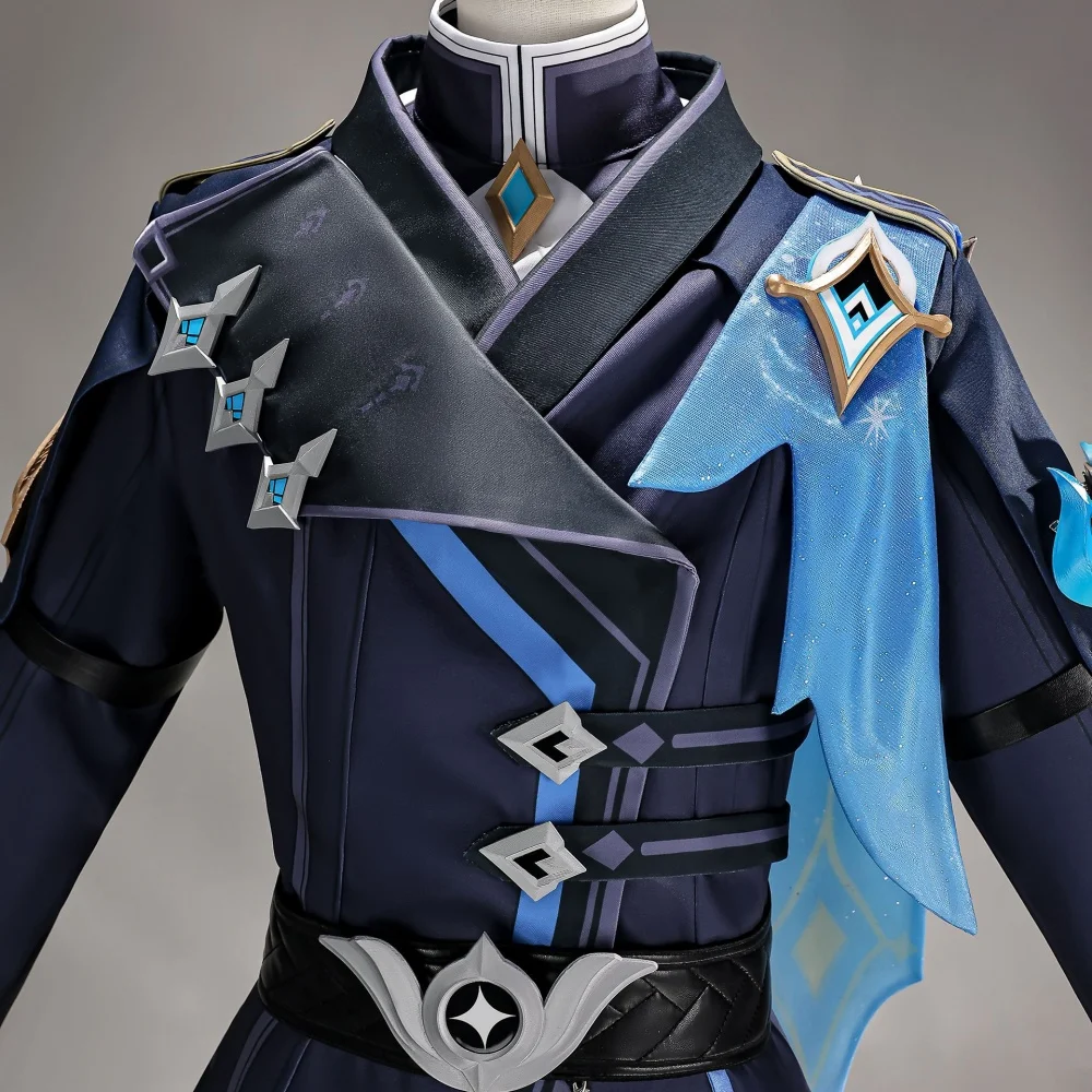 Game Genshin Impact Aether Cosplay Costume Aether Halloween Cosplay Costume Wig Outfits