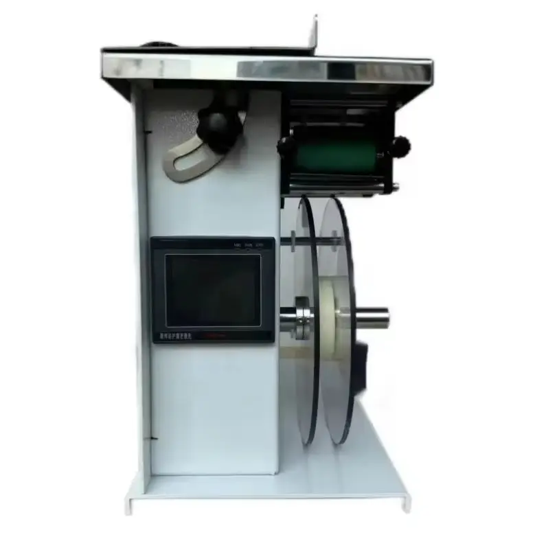 Glass Wine Round Bottle Paper Label Sticker Machine Round Labeler Packaging Slitting Equipment