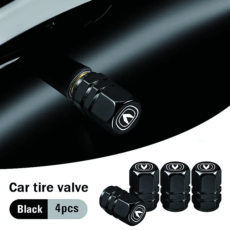 Fit Changan CS75 Plus UNI‑V UNI‑K Deepal G318 4Pcs Tire Valve Stem Caps Wear‑Resistant Vehicle Exterior Accessories 3
