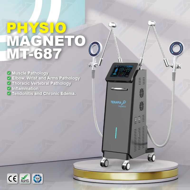 

MT-687 TERAPIA Magnetica Physiotherapy Machine Body Pain Relief Magnetic Filed Ring Stimulation Wound Healing Tissue Repair