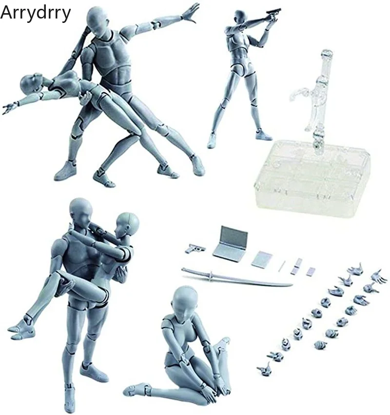 هيئة كون الشكل الجسم تشان الرسم دمية على شكل عروسة ذكر أنثى DX مجموعة بك المنقولة عمل نموذج لجسم ل SHF الفنان الفن نموذج الشكل