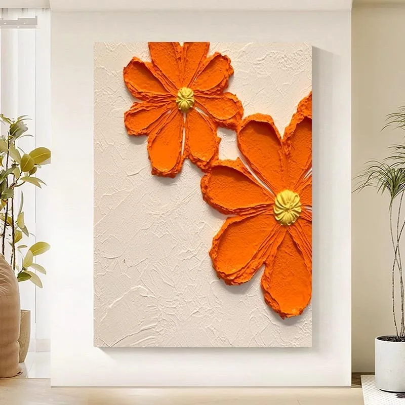 

A6071 White Flower Buds Canvas Art
