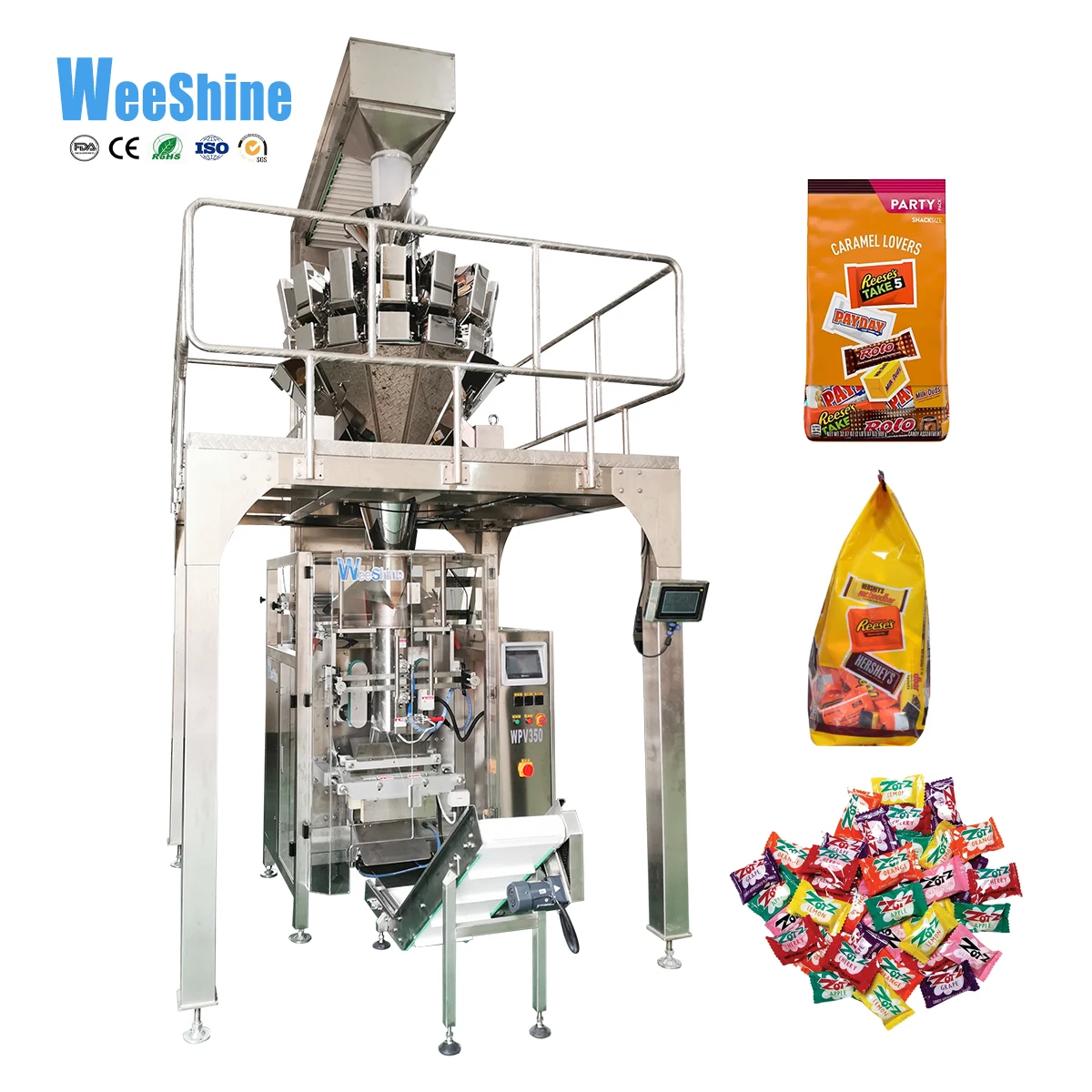

Easy Operation Automatic Weighing Counting Screw Candy Food Granule Sorting Machine Counting Packaging Machine