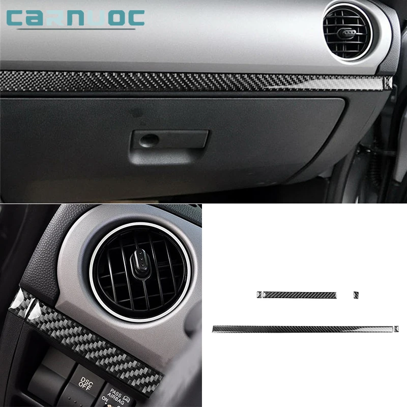 

Instrument Trim Strip For Mazda MX-5 Miata 2009 2010 2011 2012 2013 2014 2015 Carbon Fiber Stickers Car Interior Accessories