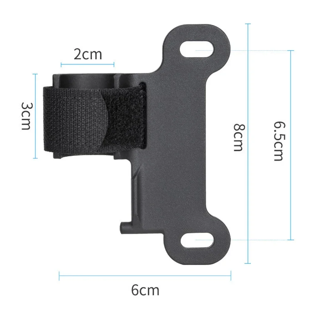 Bike Pump Mount ABS Cycling Pump Holder Bike Pump Double Mouth Air Cylinder Clamp Mounting Bracket Accessories
