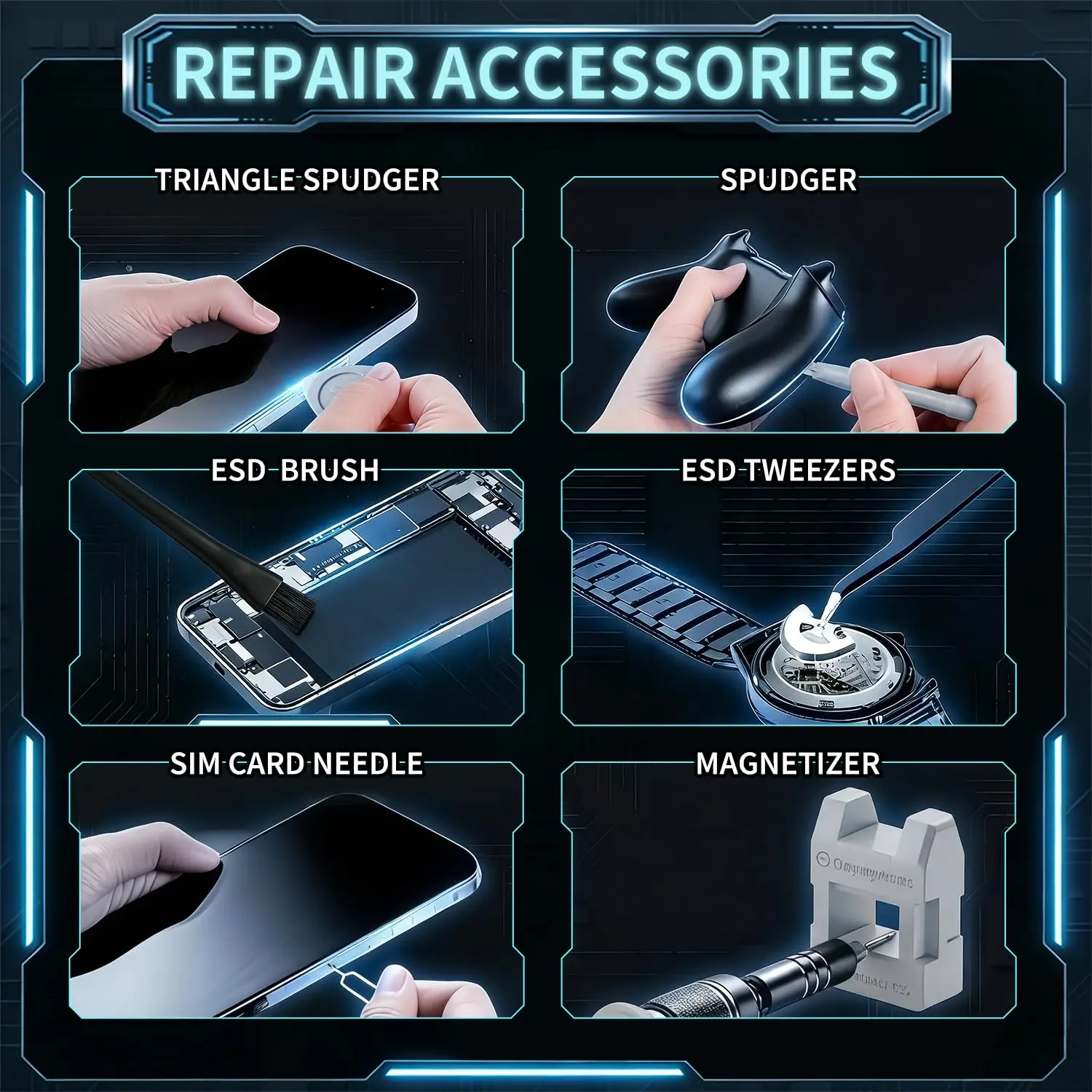 122 in 1 Precision Computer Screwdriver Kit, Laptop Screwdriver Sets with 101 Magnetic Drill Bits, Computer Accessories, Electro