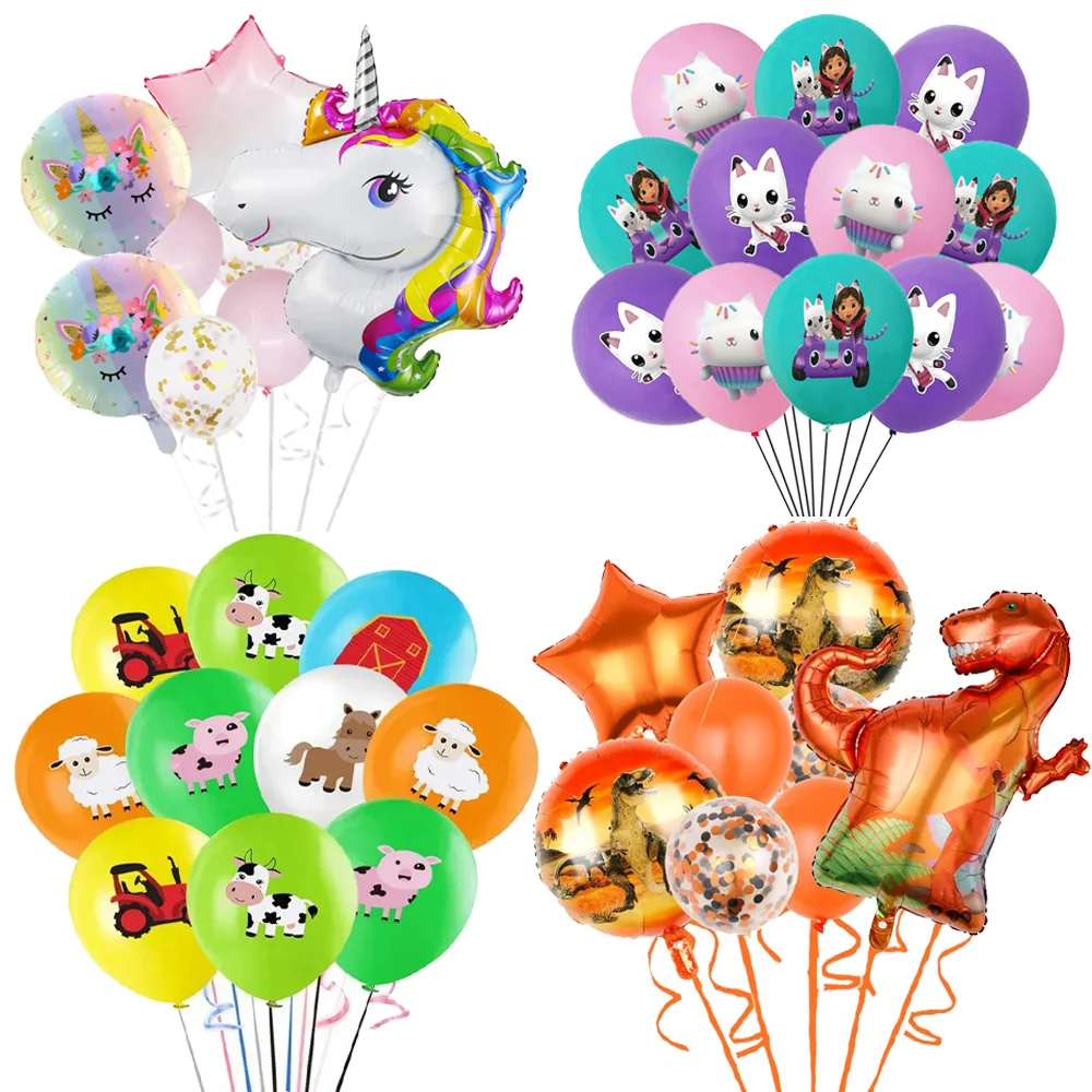 

Party Balloon Decoration Set Latex Aluminum Film Various themes for Party Decoration Children's Birthday Party Settings