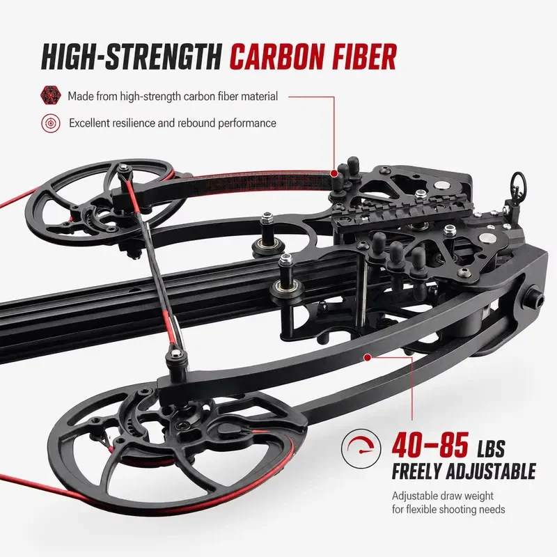 New Outdoor Hunting Strong Flame Composite Bow